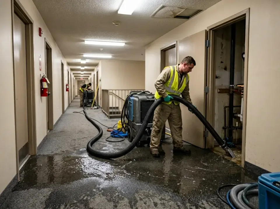 multi-unit-apartment-hallway-f-005 — frequently asked questions, Emergency Burst Pipe Water Extraction & Removal in Union Mi…